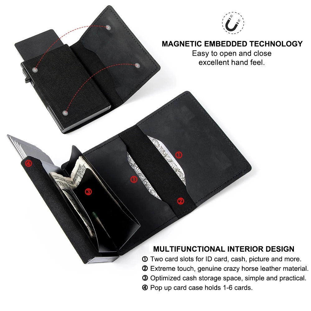 RFID Pop Up Wallet With Air Tag