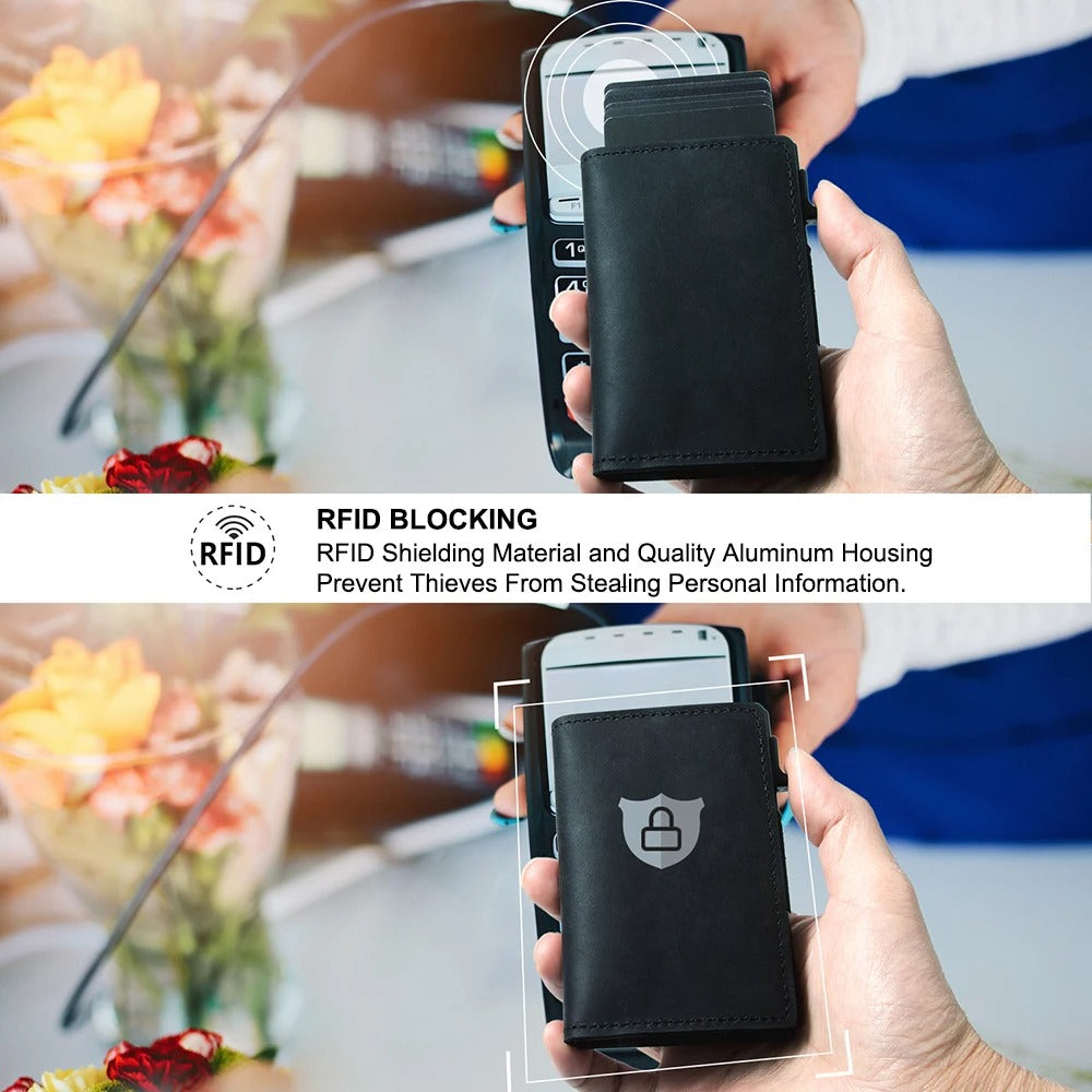 RFID Pop Up Wallet With Air Tag